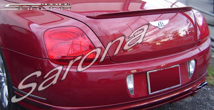 Custom Bentley GTC  Convertible Trunk Wing (2003 - 2011) - $349.00 (Part #BT-006-TW)